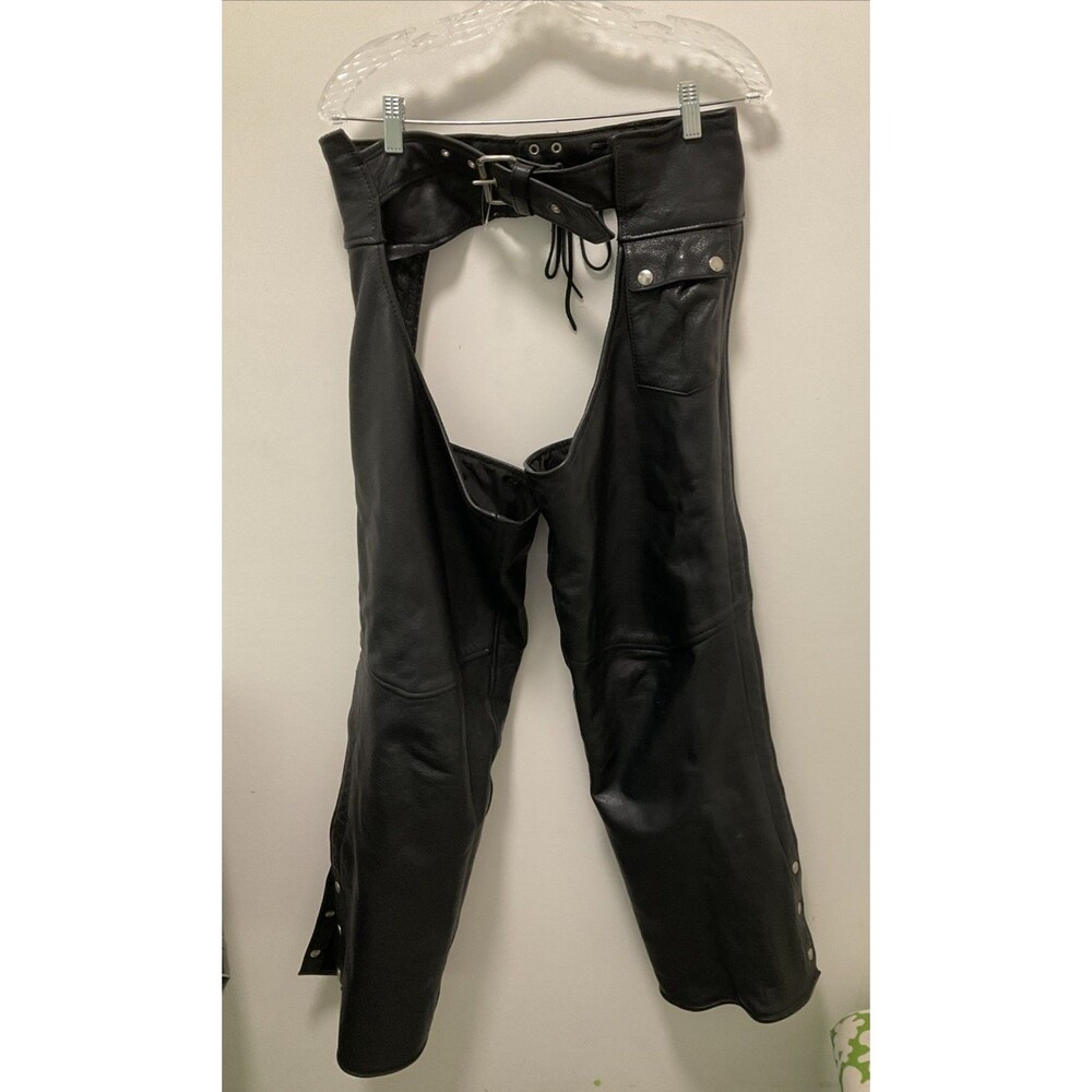Leather Chaps With Pocket